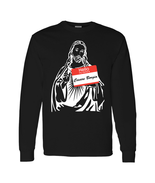 theschirtz - Cesare Borgia - Black Long Sleeve T