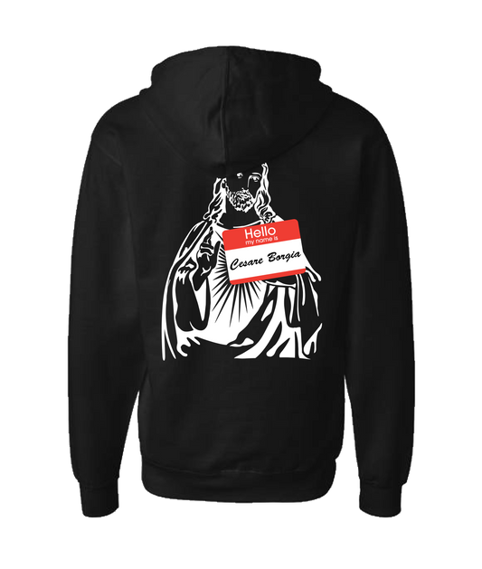 theschirtz - Cesare Borgia - Black Zip Up Hoodie