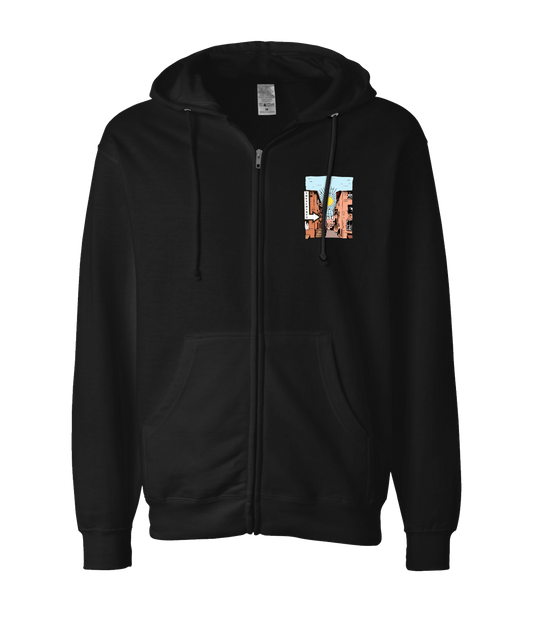 theschirtz - The City - Black Zip Up Hoodie