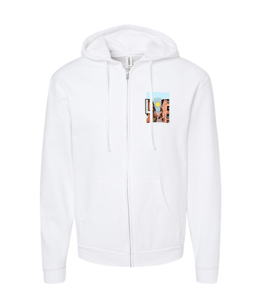 theschirtz - The City - White Zip Up Hoodie