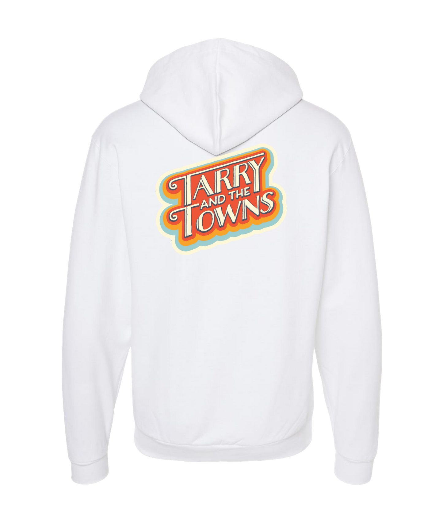 Tarry and the Towns - Vintage - White Zip Up Hoodie