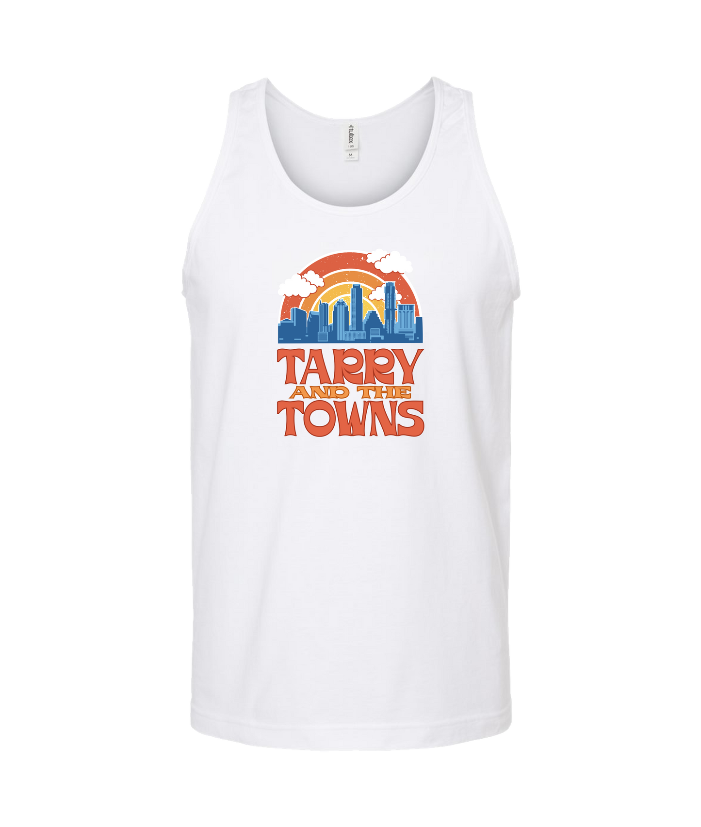 Tarry and the Towns - Cityscape  - White Tank Top