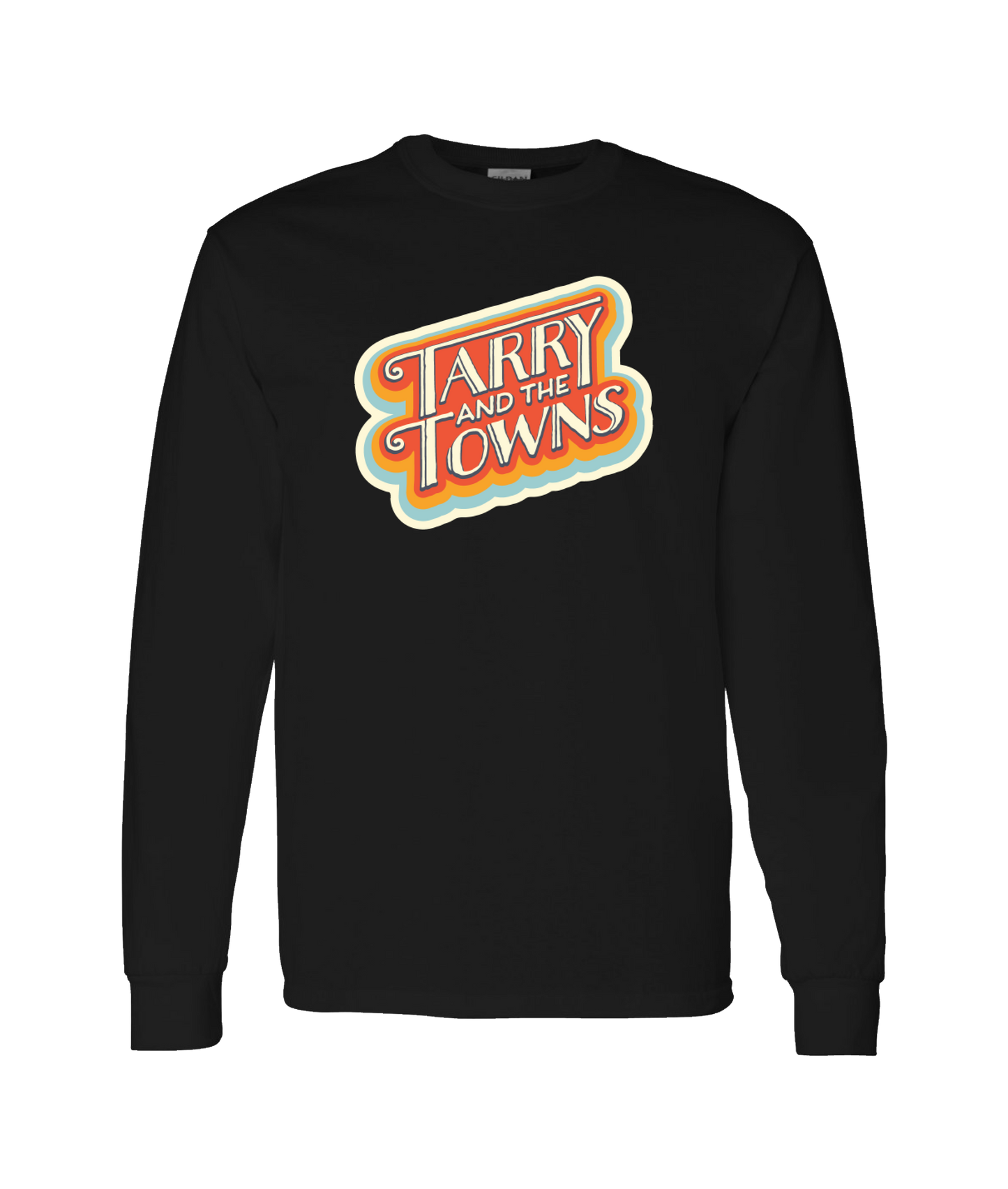 Tarry and the Towns - Vintage - Black Long Sleeve T