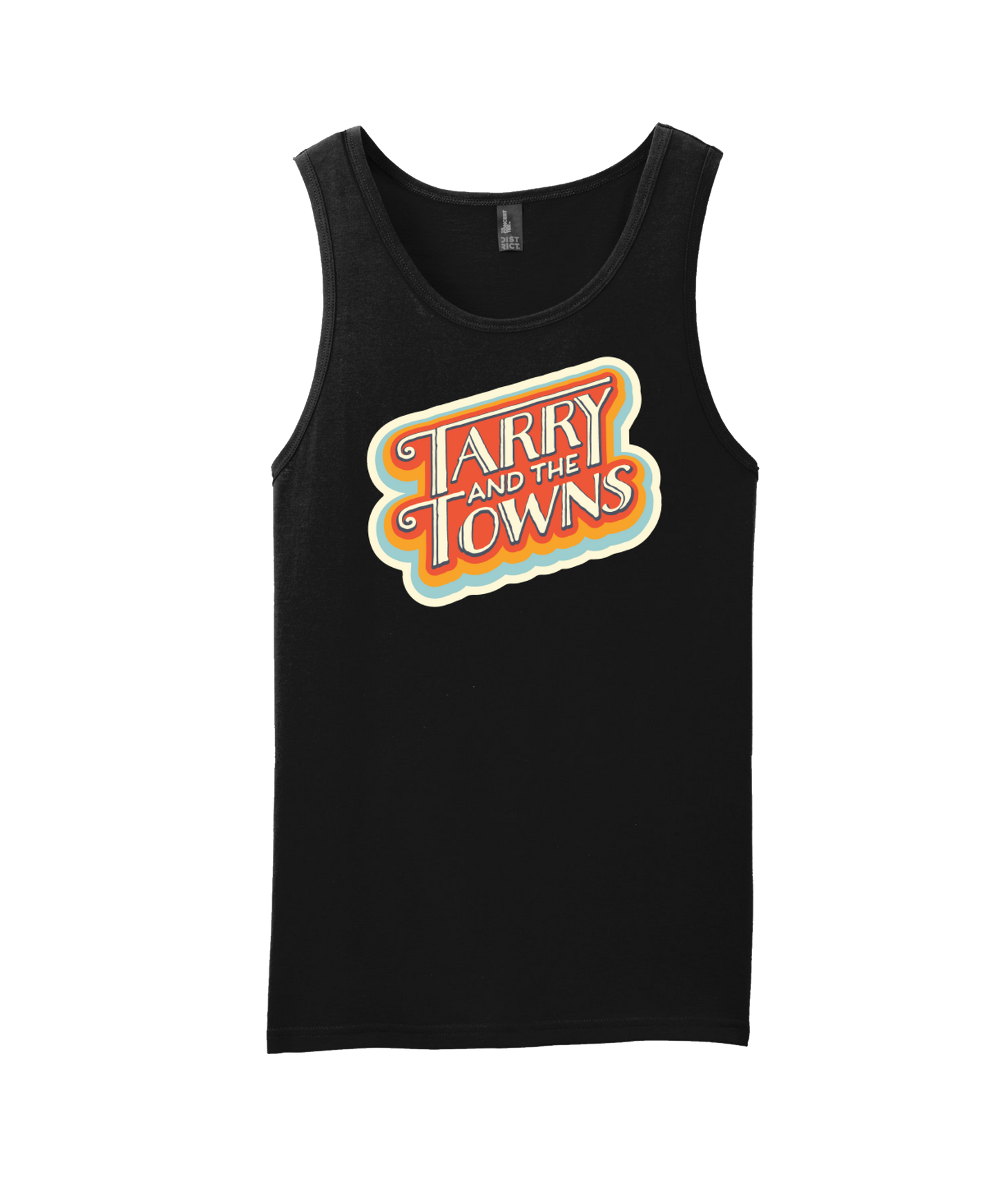 Tarry and the Towns - Vintage - Black Tank Top