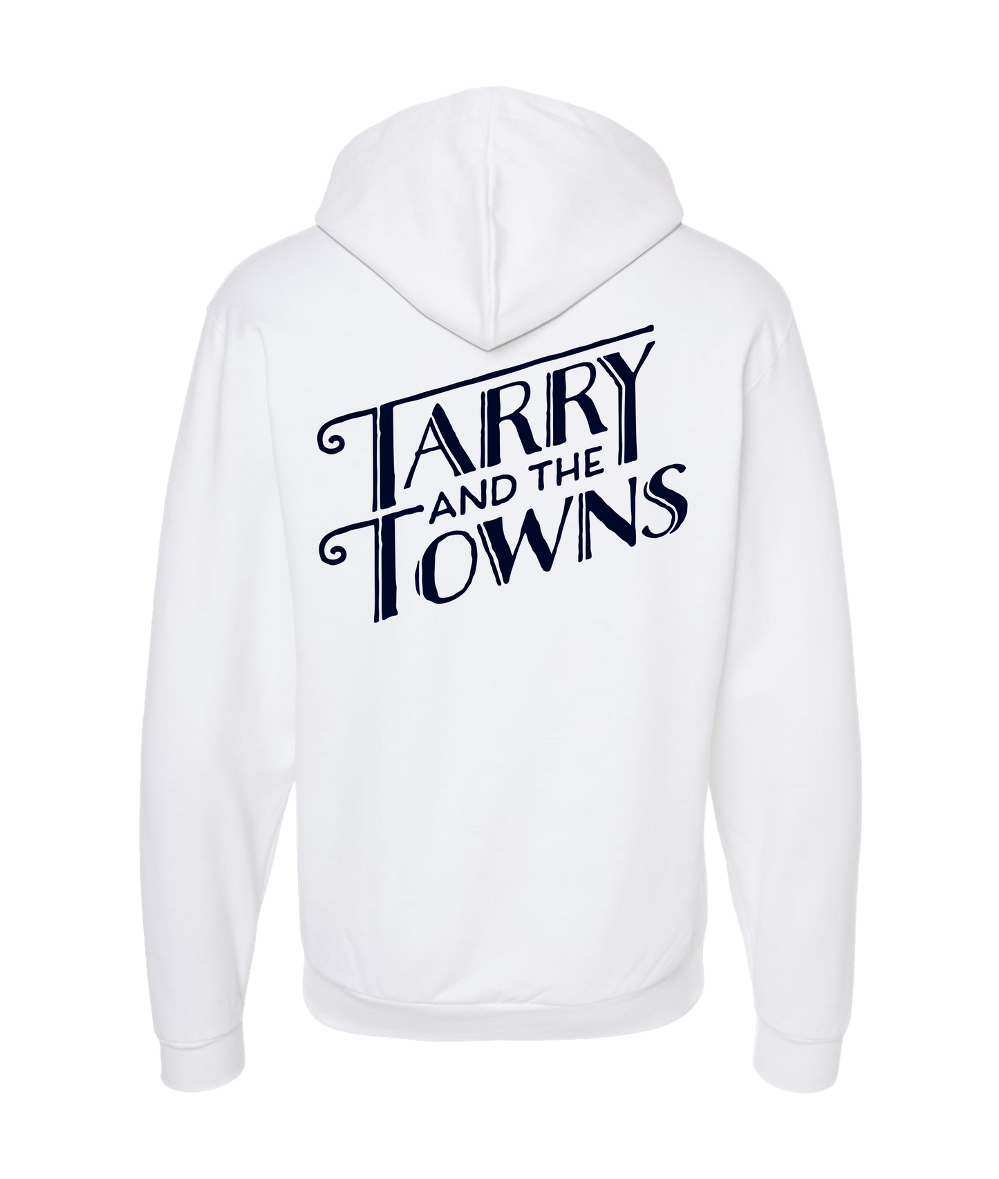 Tarry and the Towns - Logo - White Zip Up Hoodie