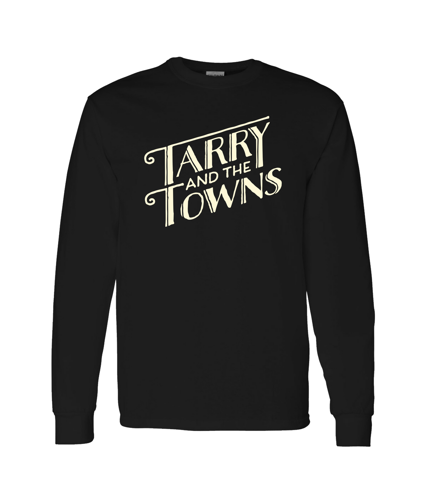 Tarry and the Towns - Logo - Black Long Sleeve T