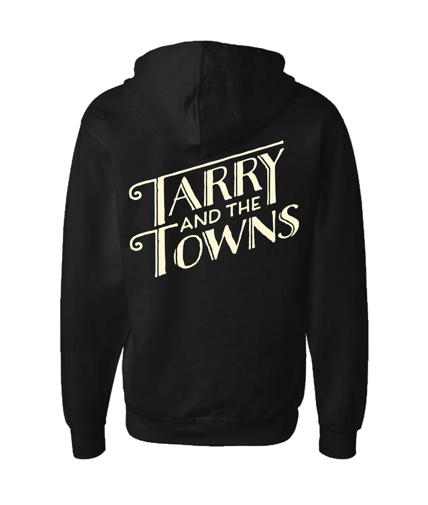 Tarry and the Towns - Logo - Black Zip Up Hoodie