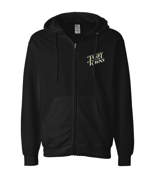 Tarry and the Towns - Logo - Black Zip Up Hoodie