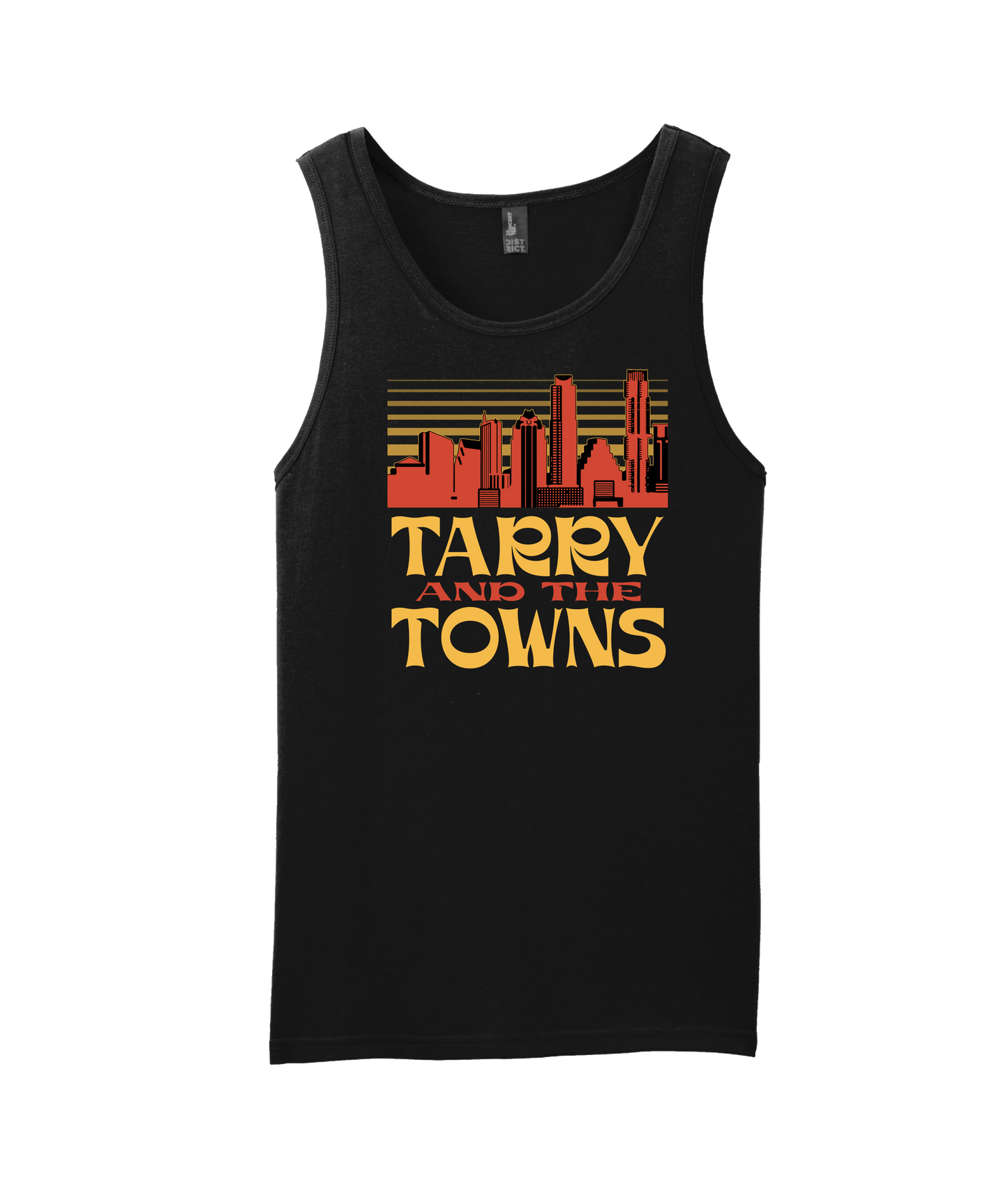 Tarry and the Towns - The 70's - Black Tank Top