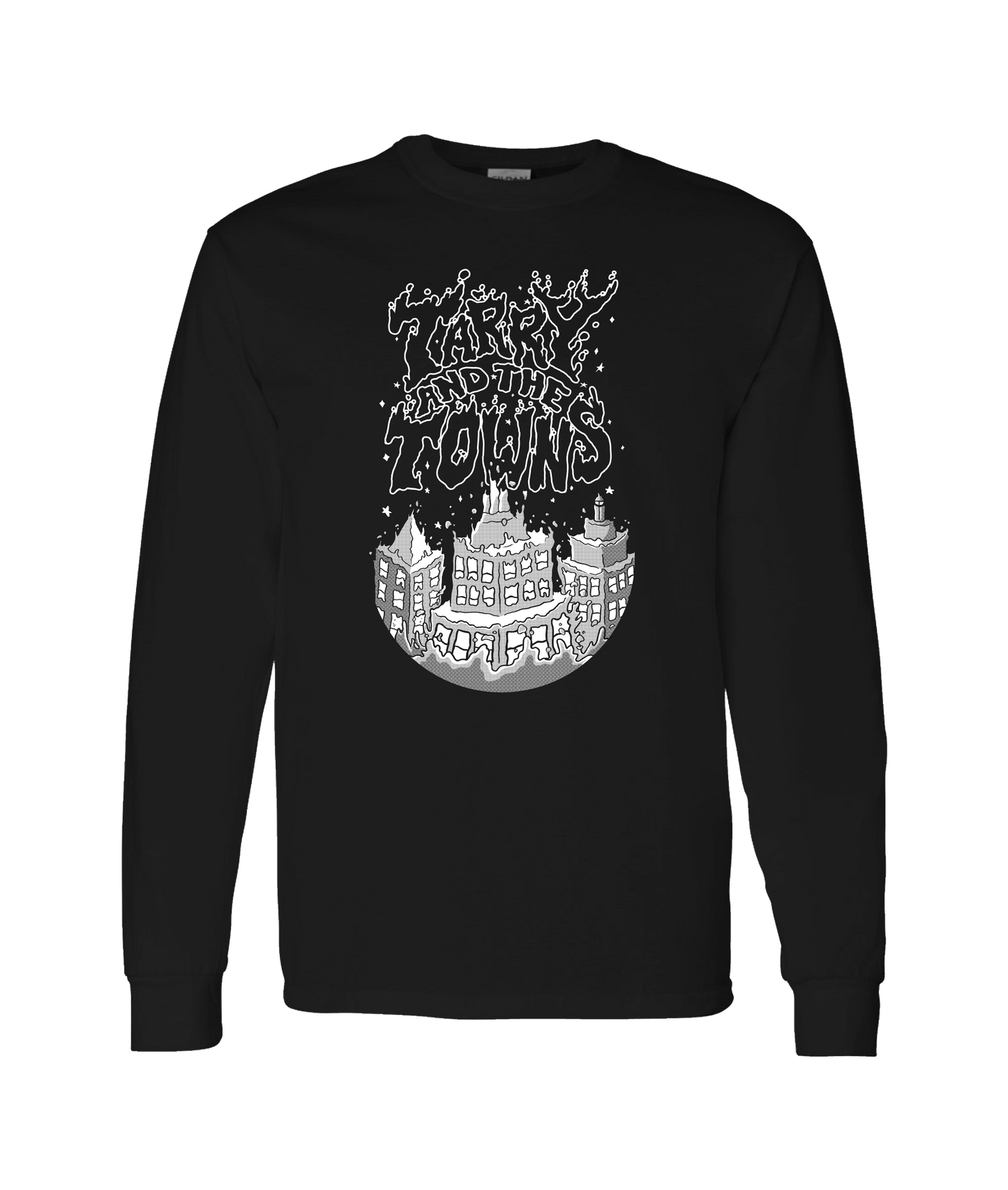 V-TTTTOP-7 - Black Long Sleeve T