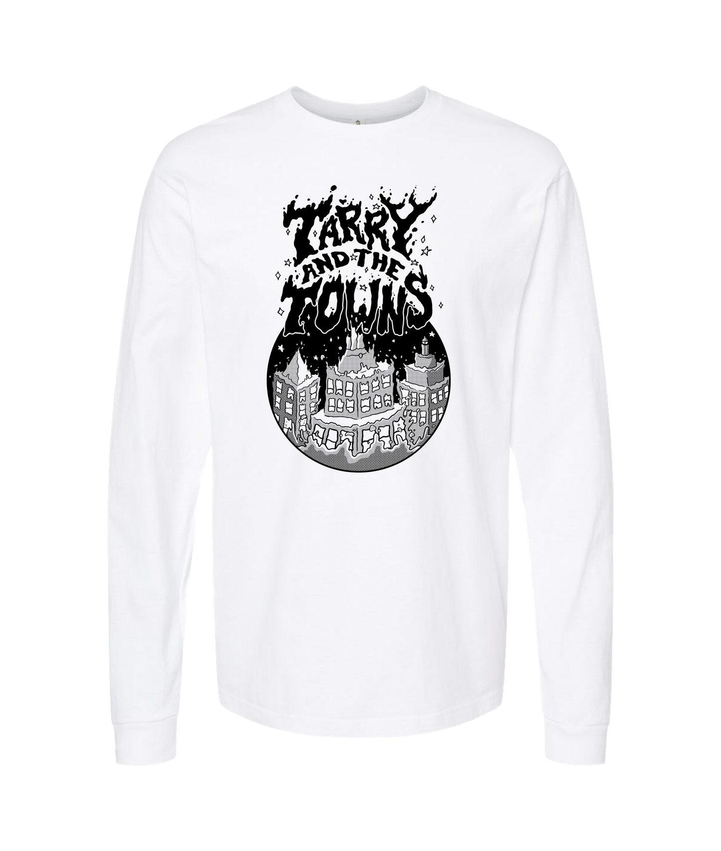 Tarry and the Towns - Inky - White Long Sleeve T