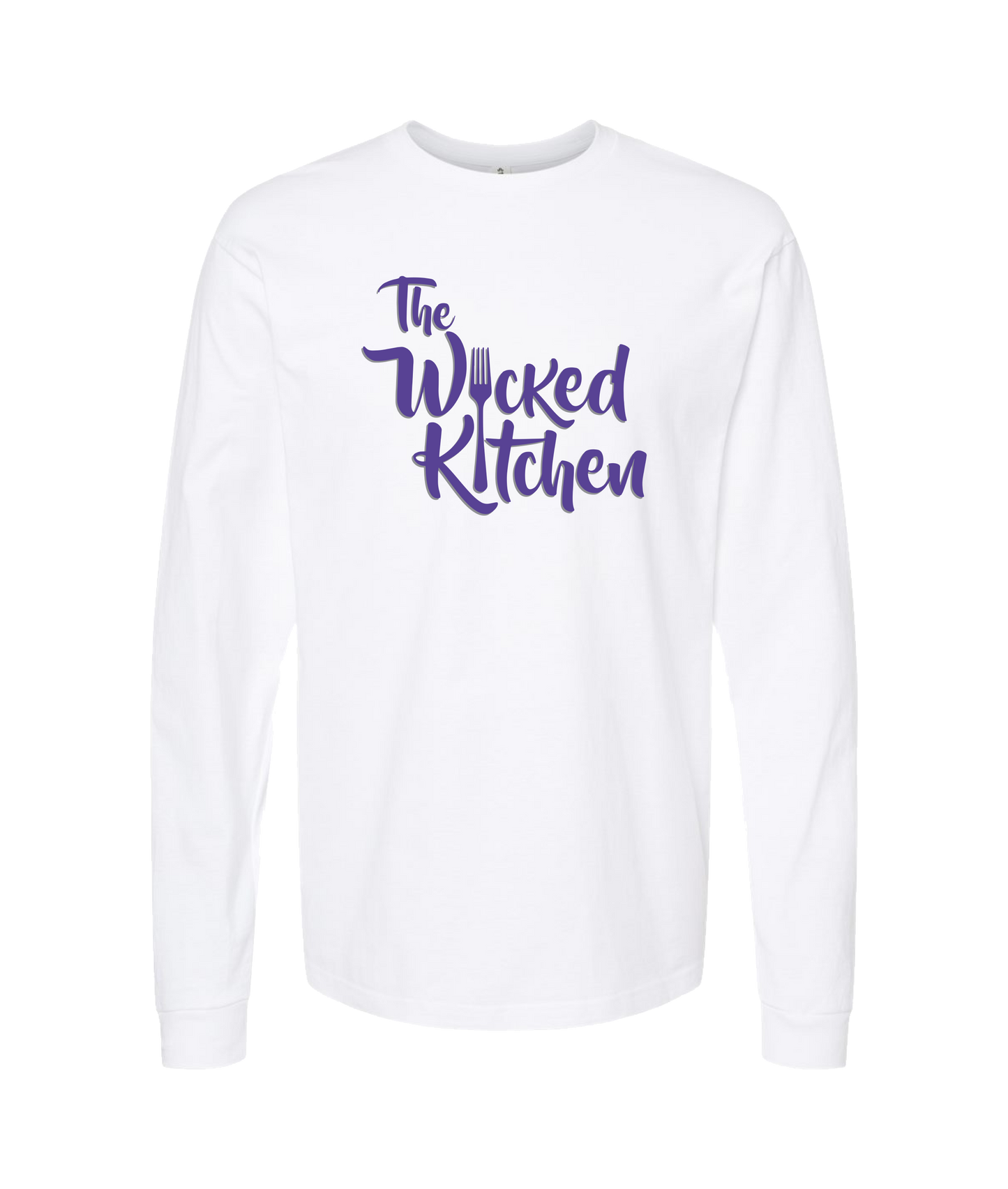 The Wicked Kitchen - Logo - White Long Sleeve T