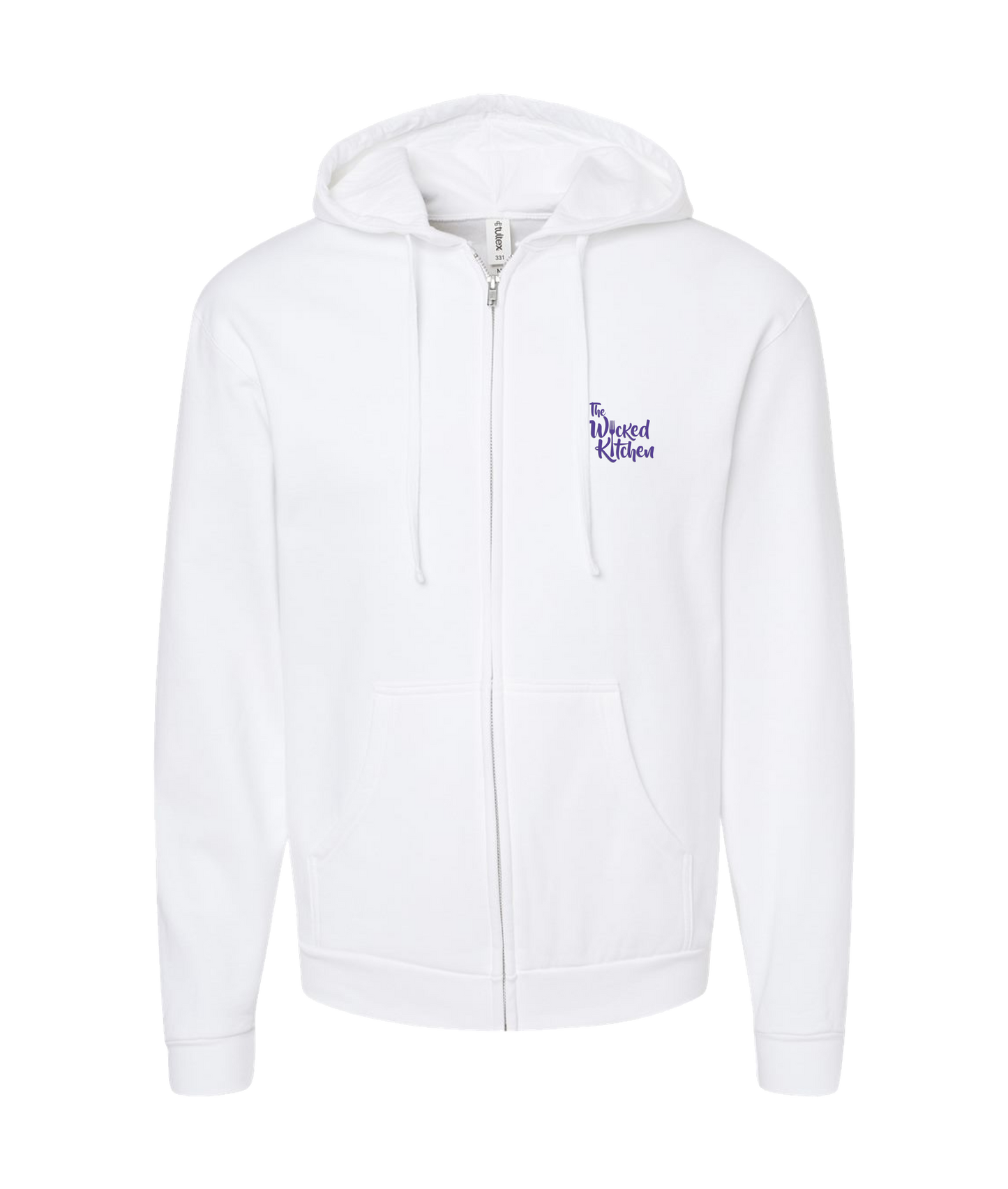 The Wicked Kitchen - Logo - White Zip Up Hoodie