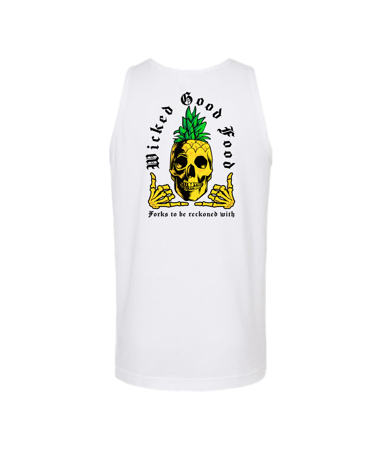 The Wicked Kitchen - 2 Sided Forks - White Tank Top