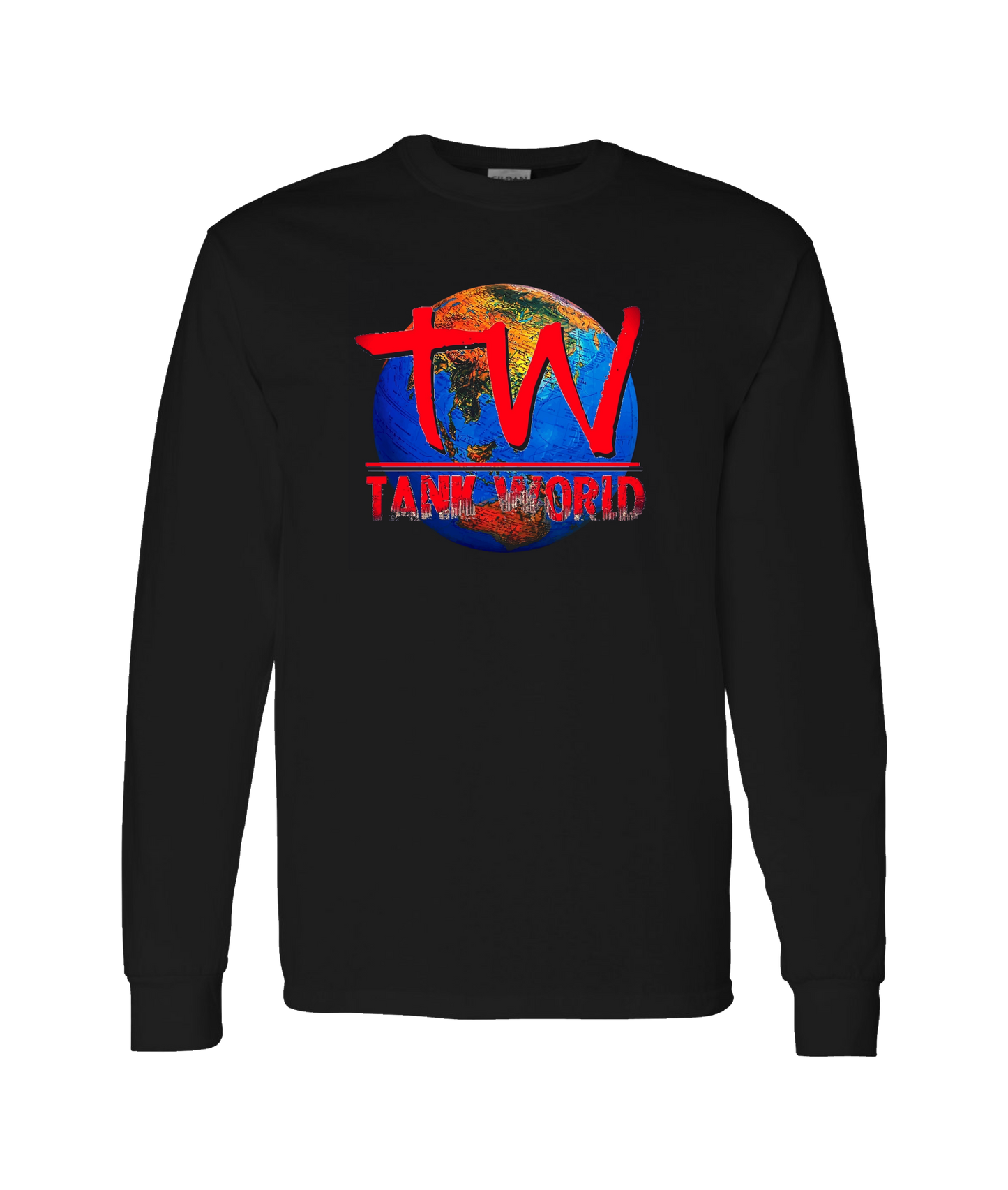 TANK WORLD/TEAMSTERS BOARD - Tank World - Black Long Sleeve T