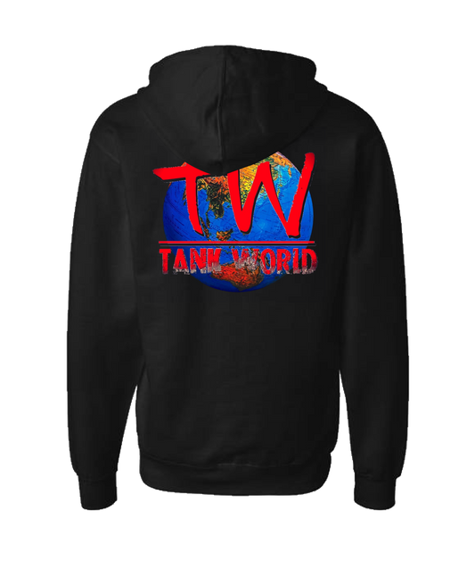 TANK WORLD/TEAMSTERS BOARD - Tank World - Black Zip Up Hoodie