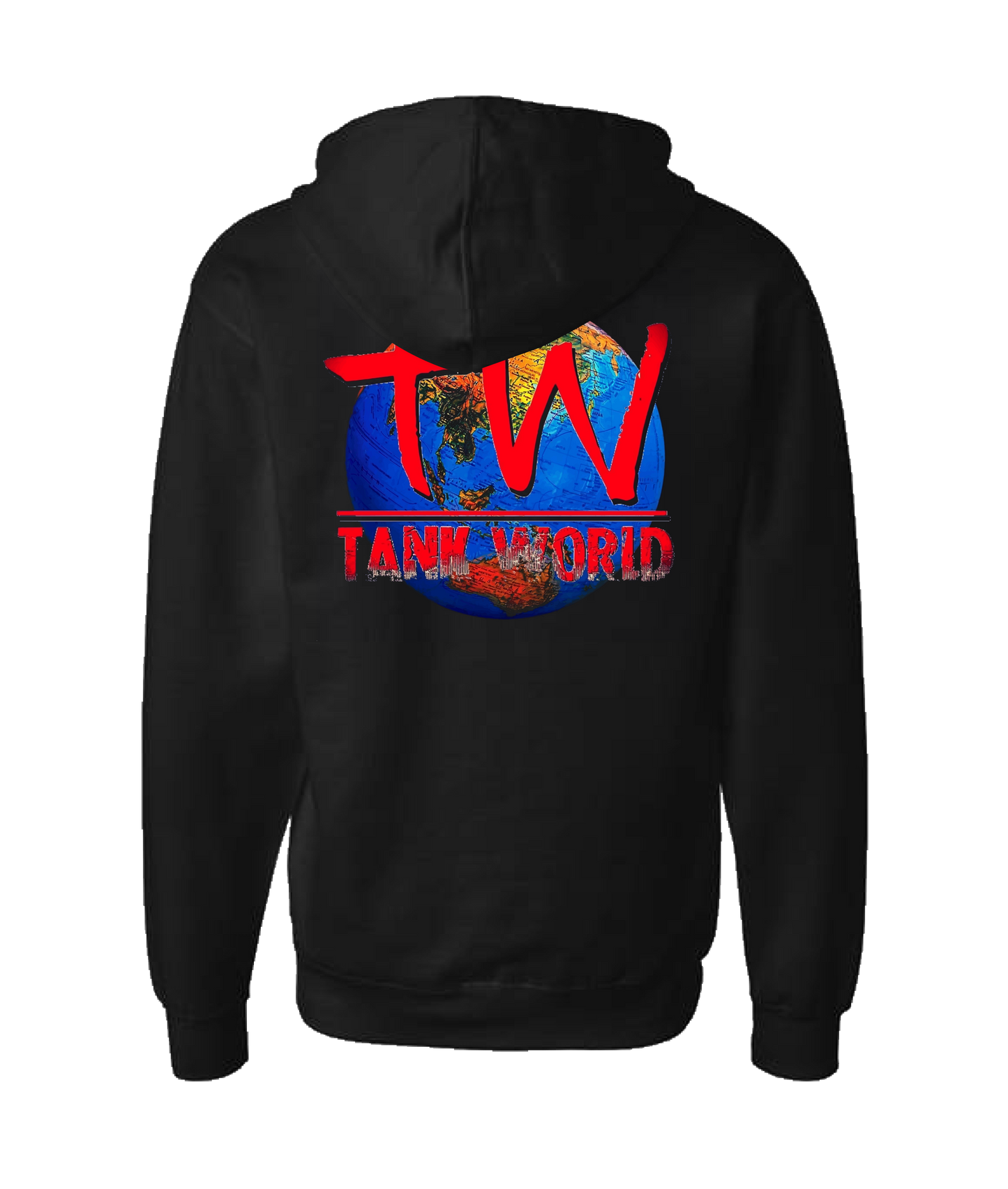 TANK WORLD/TEAMSTERS BOARD - Tank World - Black Zip Up Hoodie