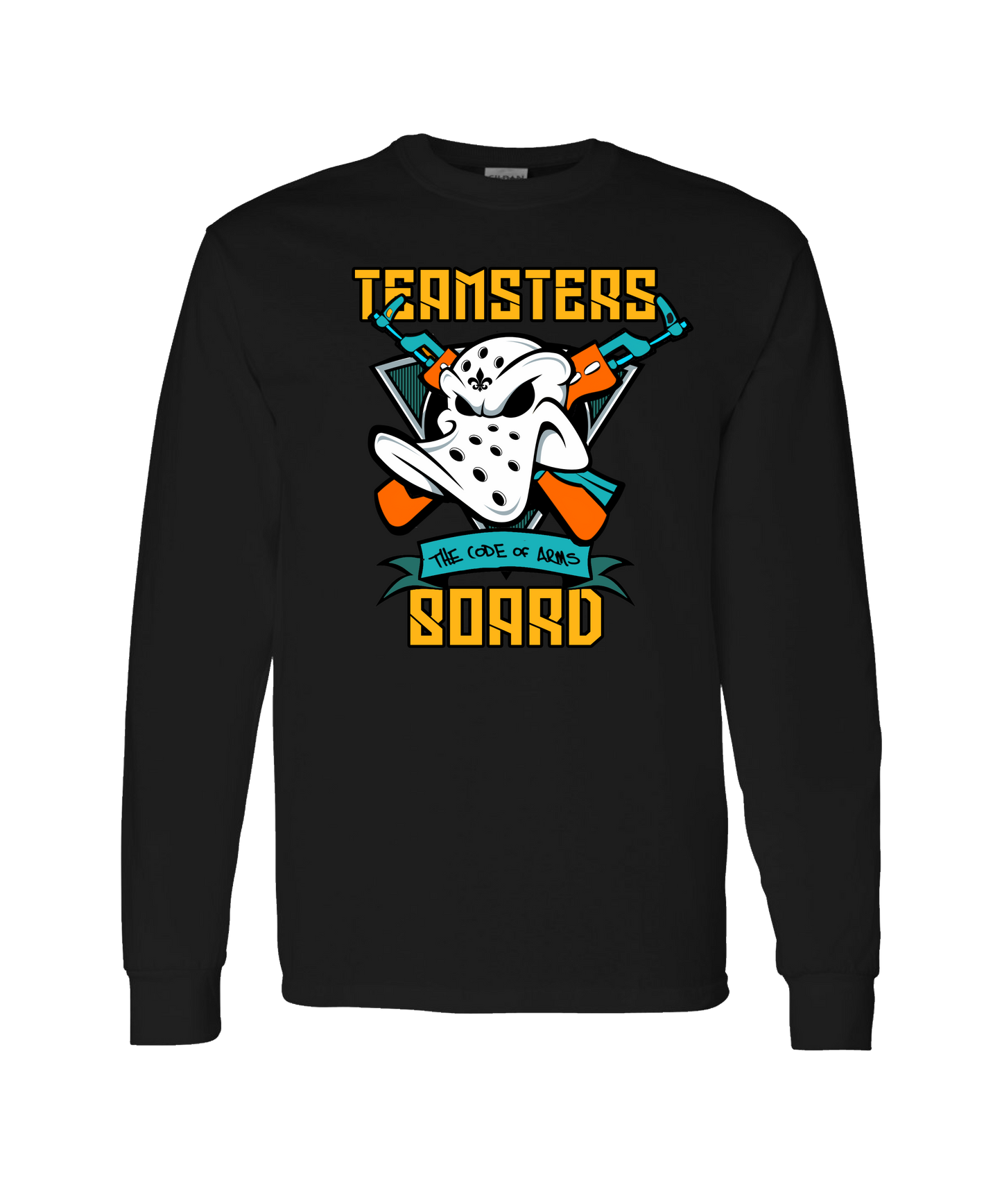 TANK WORLD/TEAMSTERS BOARD - Tank Master - Black Long Sleeve T