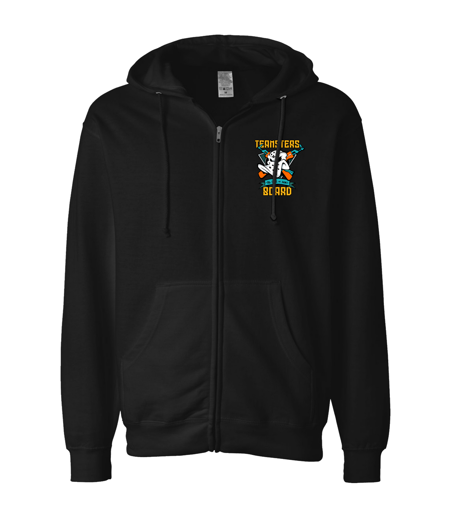 TANK WORLD/TEAMSTERS BOARD - Tank Master - Black Zip Up Hoodie