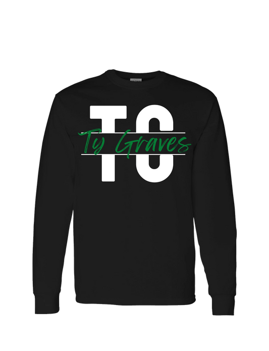 Ty Graves - Logo 2 - Black Long Sleeve T