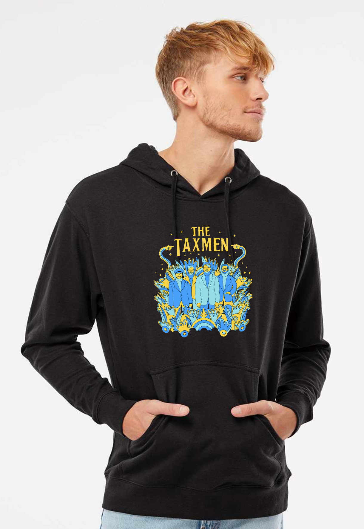 The Taxmen - Blue Submersible - Hoodie Black