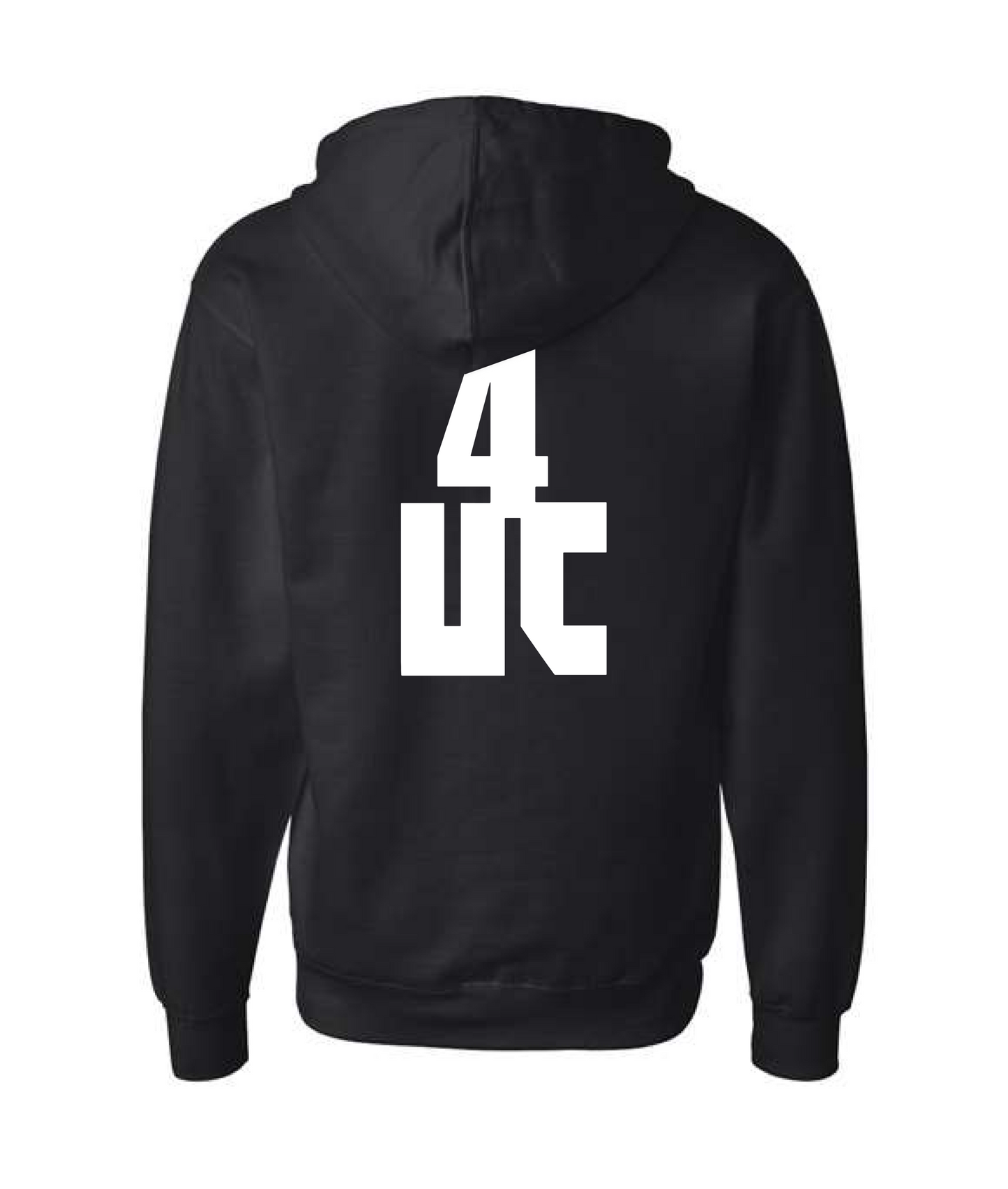 Up For Corruption Merch - U4C - Black Zip Up Hoodie