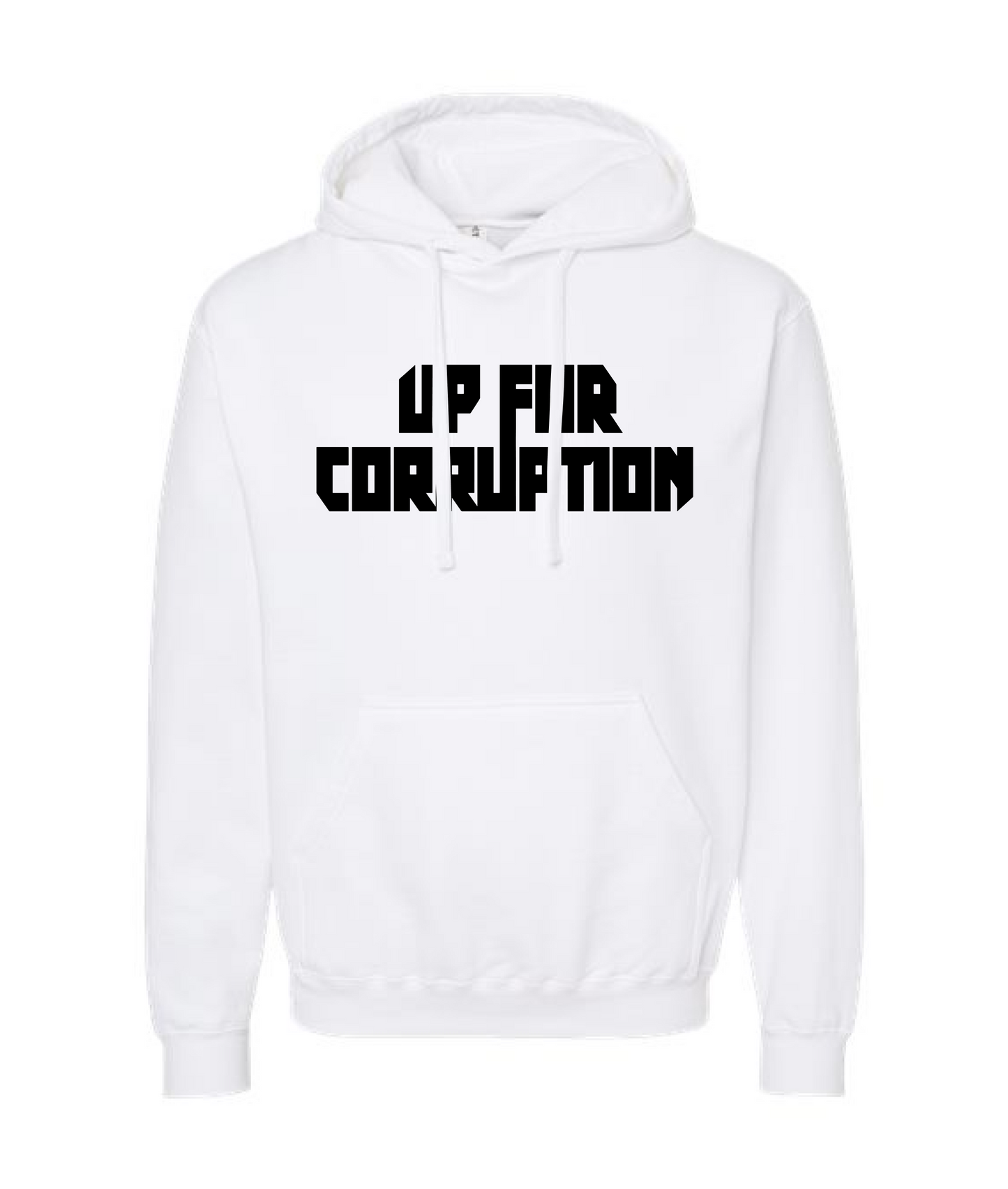 Up For Corruption Merch - U4C - White Hoodie