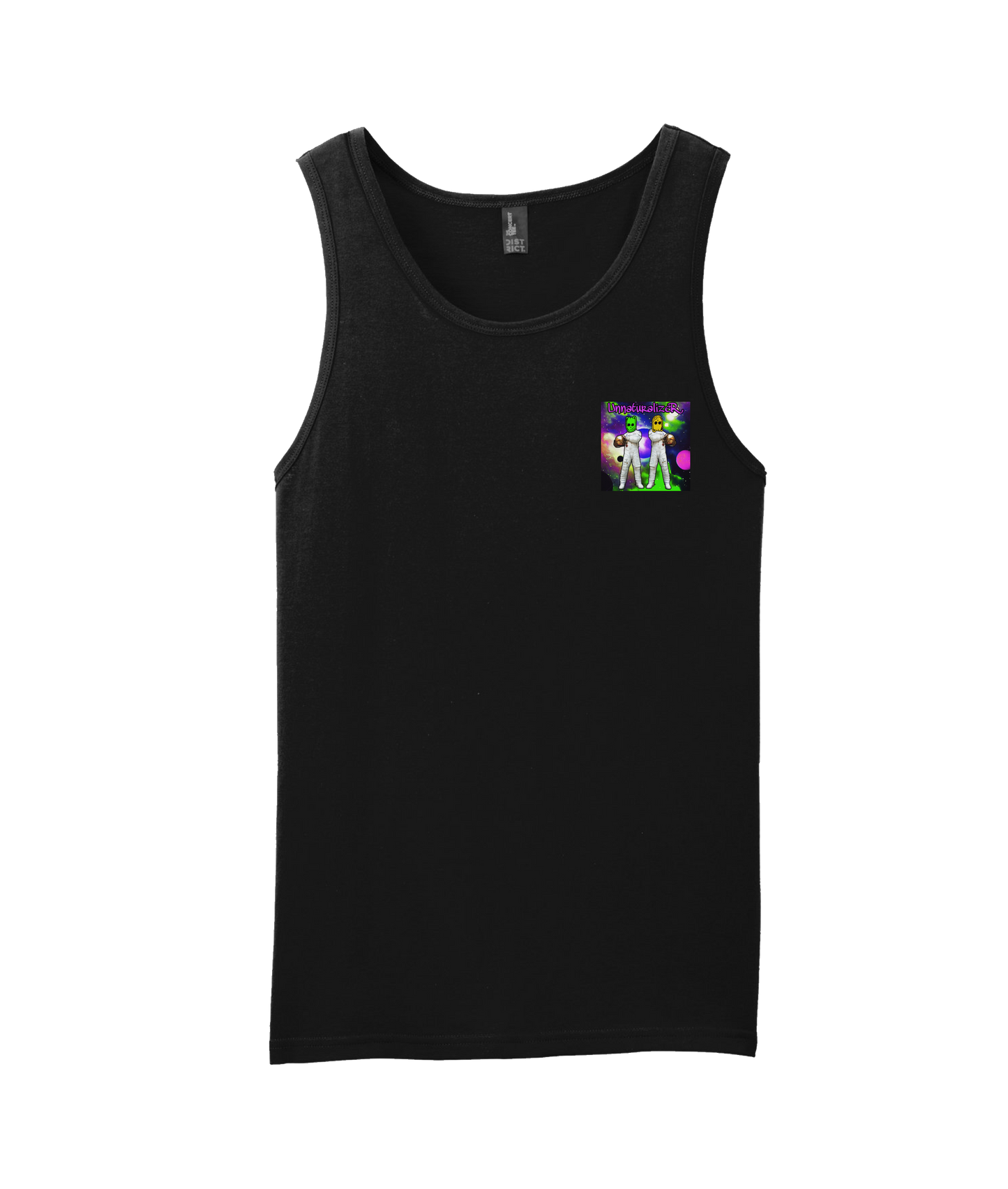 UnnaturalizeR - SPACE ALIENS - Black Tank Top