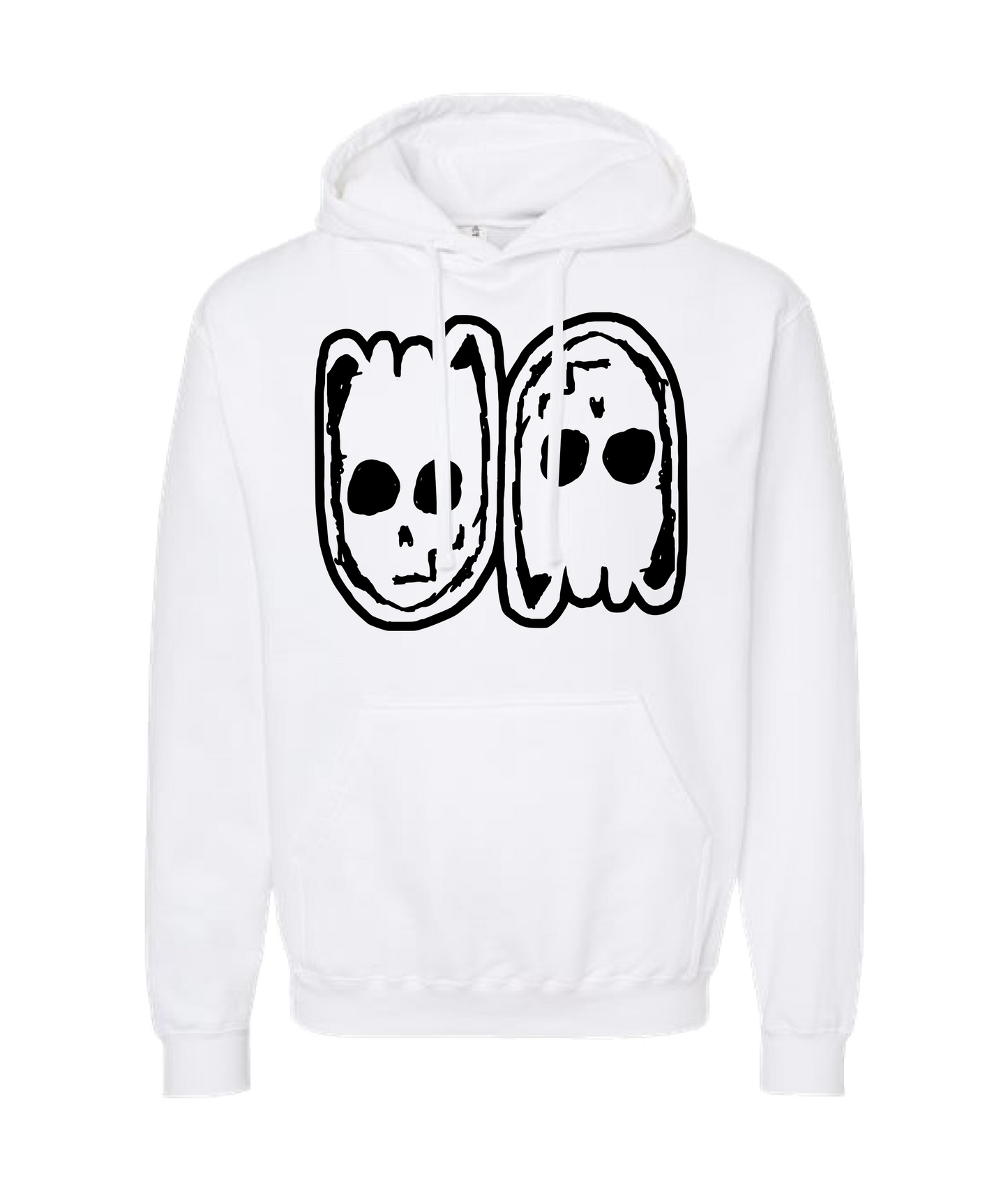 UnnaturalizeR - 2 ALIENS - White Hoodie