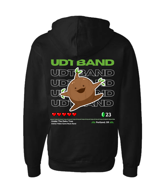 Under The Deku Tree - DESIGN 1 - Black Zip Up Hoodie