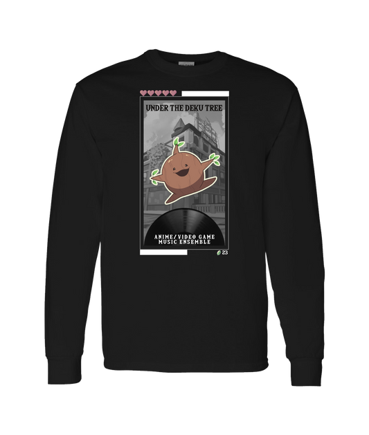 Under The Deku Tree - DESIGN 2 - Black Long Sleeve T