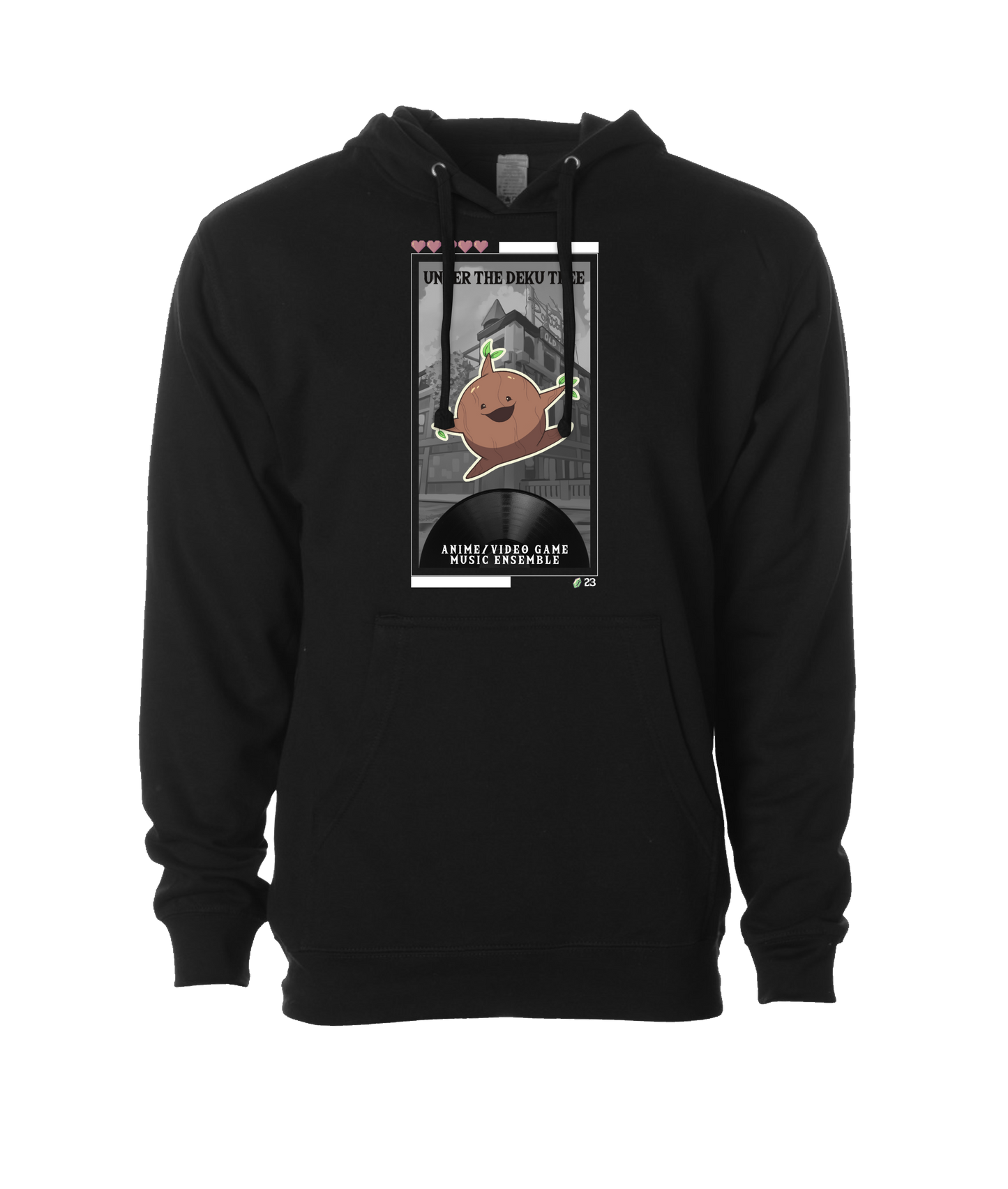 Under The Deku Tree - DESIGN 2 - Black Hoodie