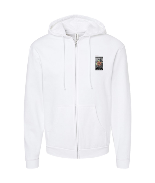 Under The Deku Tree - DESIGN 2 - White Zip Up Hoodie