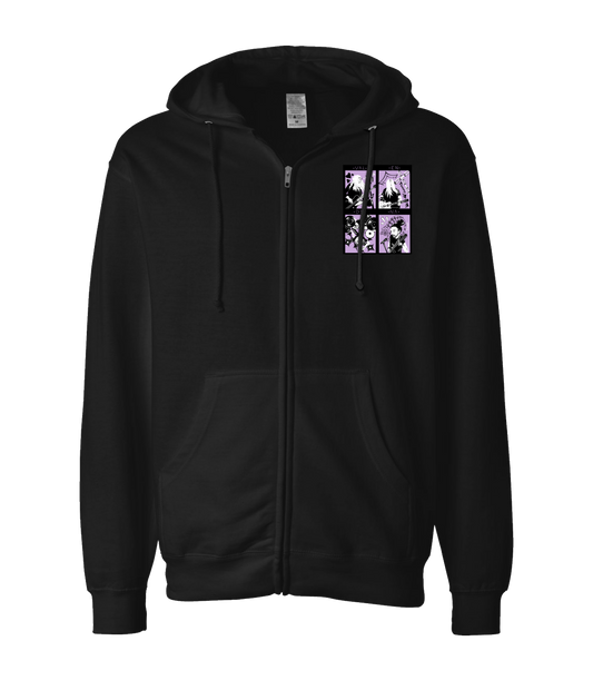 V-VALENTOP - THE BAND - Black Zip Up Hoodie