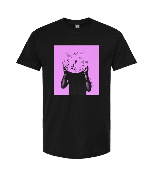 V-VALENTOP - SOFTEN THE BLOW - Black T Shirt