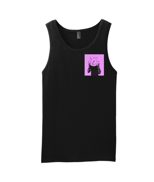 V-VALENTOP - SOFTEN THE BLOW - Black Tank Top