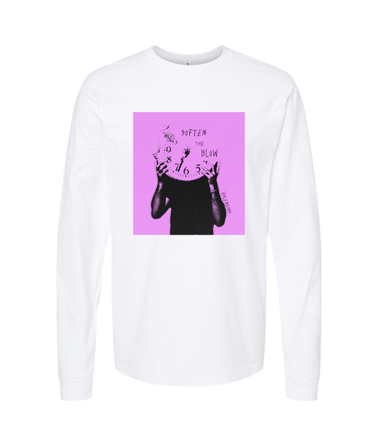 V-VALENTOP - SOFTEN THE BLOW - White Long Sleeve T
