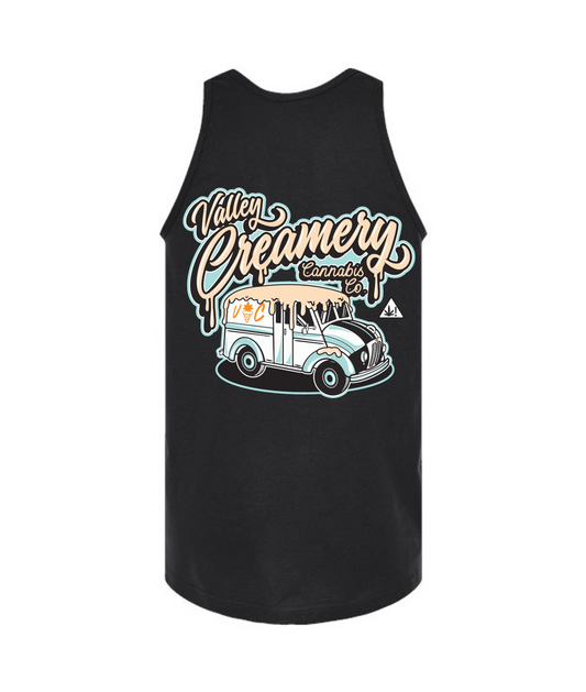 Valley Creamery Cannabis Co. - CREAMERY TRUCK - BLUE - Black Tank Top