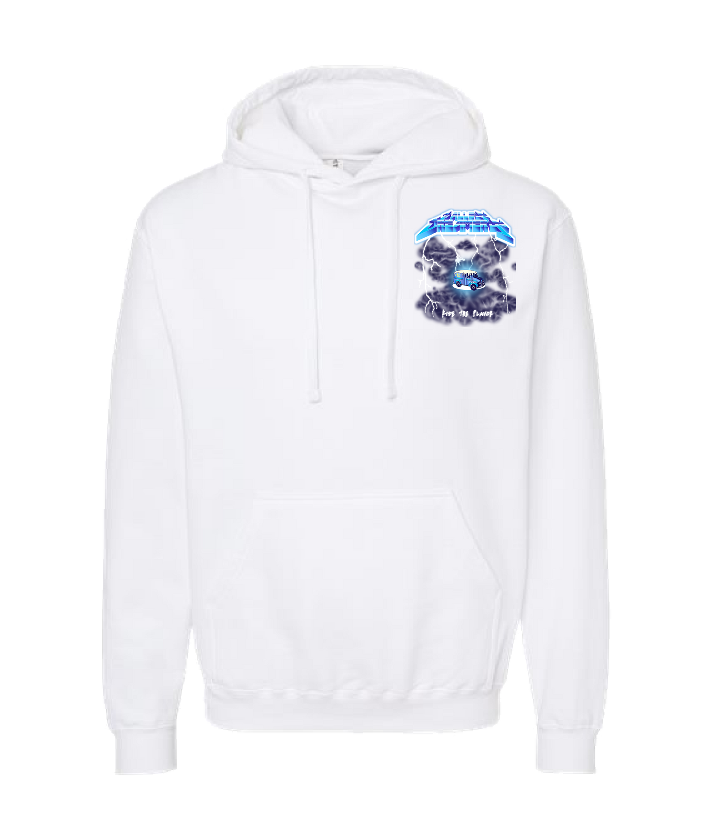 Valley Creamery Cannabis Co. - Enter Milkman - White Hoodie