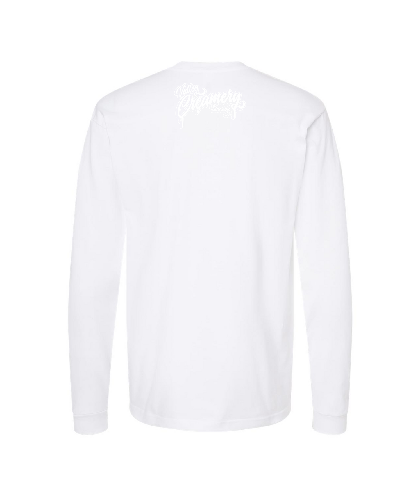 Valley Creamery Cannabis Co. - Pablo Pacho - White Long Sleeve T