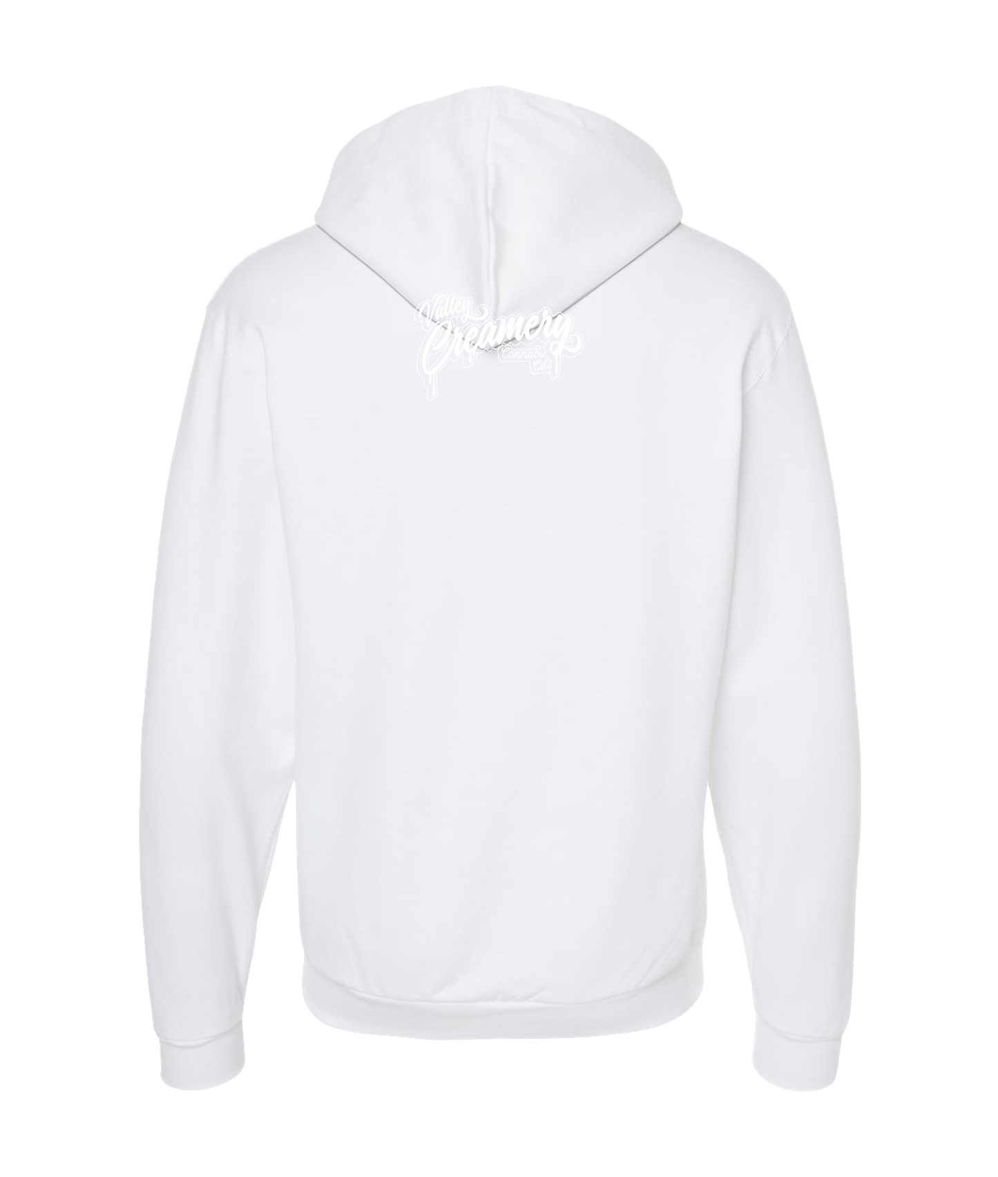 Valley Creamery Cannabis Co. - Pablo Pacho - White Zip Up Hoodie