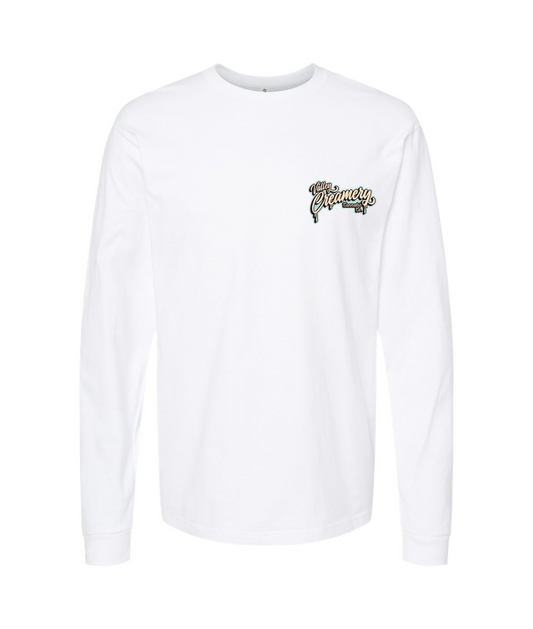 Valley Creamery Cannabis Co. - CREAMERY TRUCK - BLUE - White Long Sleeve T