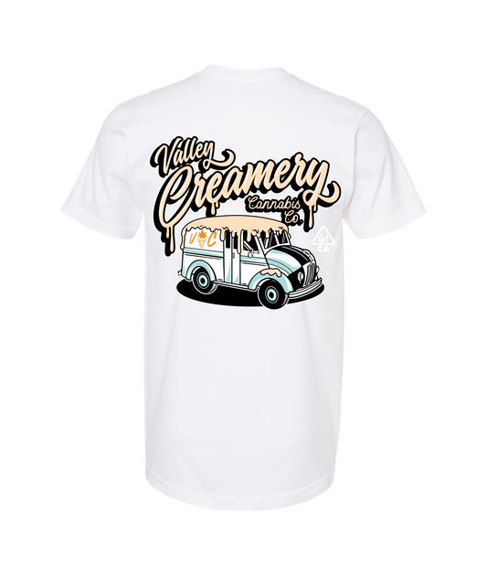 Valley Creamery Cannabis Co. - CREAMERY TRUCK  - White T Shirt