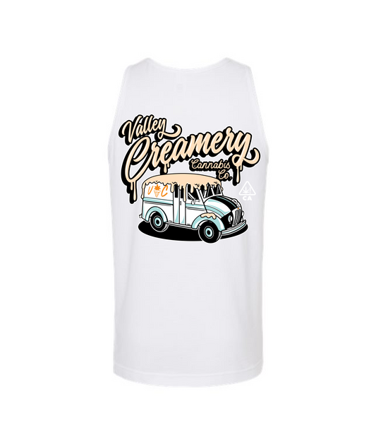 Valley Creamery Cannabis Co. - CREAMERY TRUCK  - White Tank Top