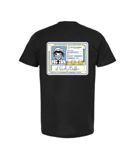 Valley Creamery Cannabis Co. - OL’ Dirty Badder - Black T-Shirt