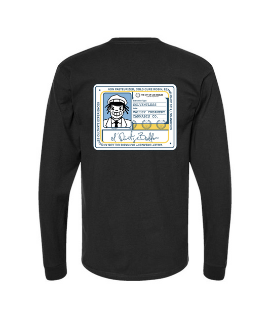 Valley Creamery Cannabis Co. - OL’ Dirty Badder - Black Long Sleeve T