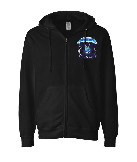 Valley Creamery Cannabis Co. - Enter Milkman - Black Zip Up Hoodie