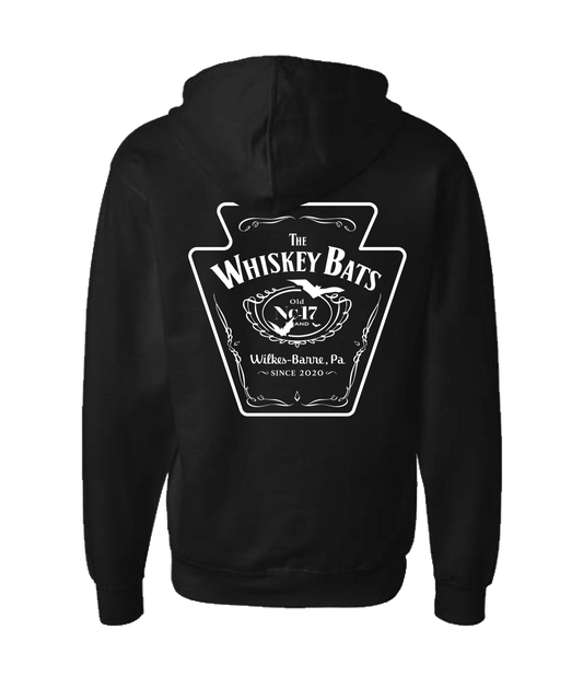 The Whiskey Bats - Wilkes-Barre, PA - Black Zip Up Hoodie
