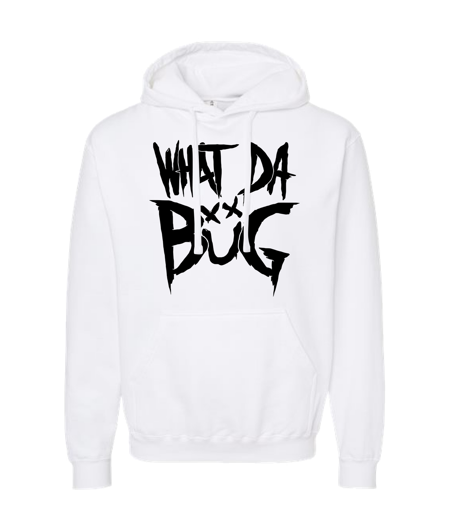 WhatDaBuG - Logo - White Hoodie