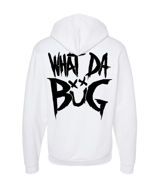 WhatDaBuG - Logo - White Zip Up Hoodie